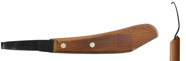 Mustad Hufmesser BLACK BLADE lange schmale Klinge, 53x11 mm