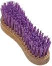 Leistner Hufbürste "hoof brush" lila, 120x35 mm