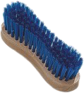 Leistner Hufbürste "hoof brush" blau, 120x35 mm