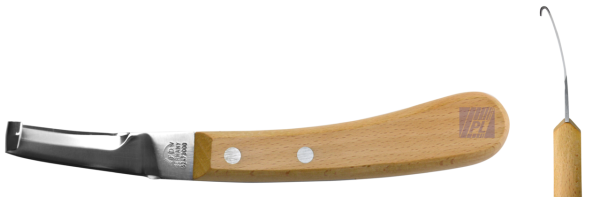 Dick Hufmesser Tradition beidseitig lang breit, 78x13 mm, 473